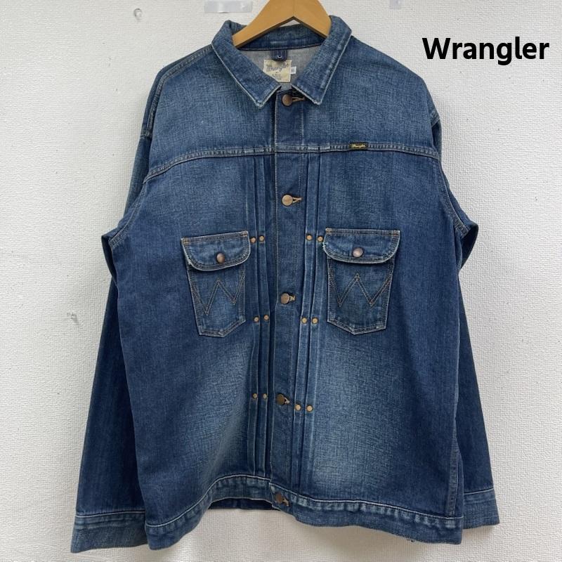 ラングラー Wrangler ジャケット、上着 ジャンパー、ブルゾン AZUL by moussy コラボ デニム ジャケット ジージャン ws9113 XL インディゴ / インディゴ / Indigo メンズ USED 古着 中古 50162354