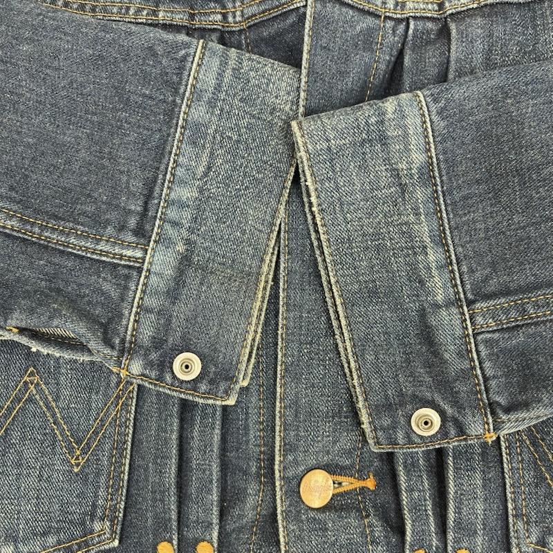 ラングラー Wrangler ジャケット、上着 ジャンパー、ブルゾン AZUL by moussy コラボ デニム ジャケット ジージャン ws9113 XL インディゴ / インディゴ / Indigo メンズ USED 古着 中古 50162354
