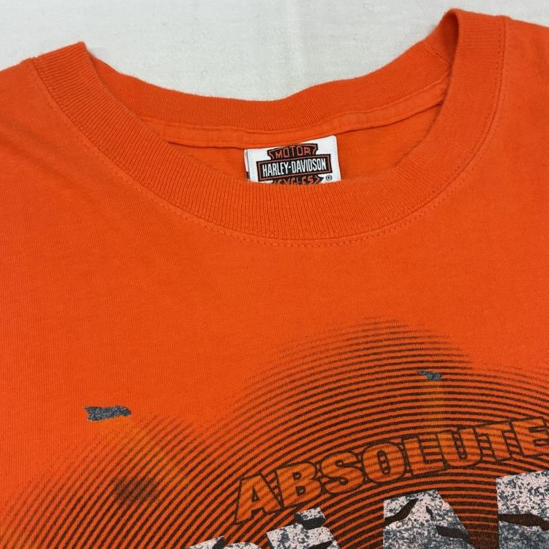 ハーレーダビッドソン Harley-Davidson Tシャツ 半袖 Hanes BEEFY 両面 プリント クルーネック Tシャツ ビッグサイズ XXL メンズ USED 古着 中古 50162362