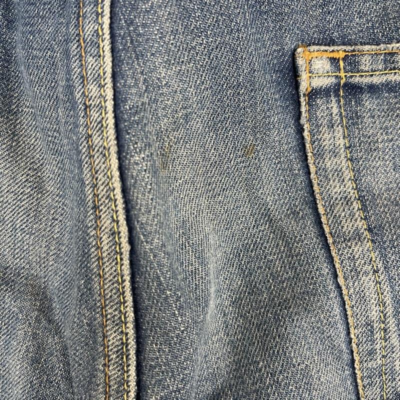 ユニフォームエクスペリメント uniform experiment パンツ デニム、ジーンズ 日本製 ストレッチデニム ダメージ加工 スキニーパンツ ue-112041 インディゴ / インディゴ / Indigo メンズ USED 古着 中古 50162365
