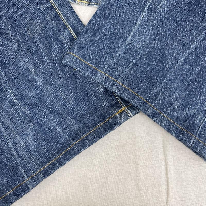 ユニフォームエクスペリメント uniform experiment パンツ デニム、ジーンズ 日本製 ストレッチデニム ダメージ加工 スキニーパンツ ue-112041 インディゴ / インディゴ / Indigo メンズ USED 古着 中古 50162365