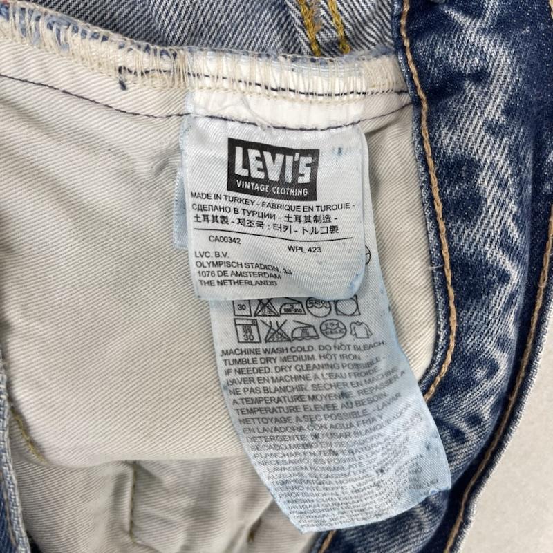 リーバイス Levi s パンツ デニム、ジーンズ 501xx ボタンフライ ダメージ加工 デニム パンツ 66466-0007 36インチ インディゴ / インディゴ / Indigo メンズ USED 古着 中古 50162366