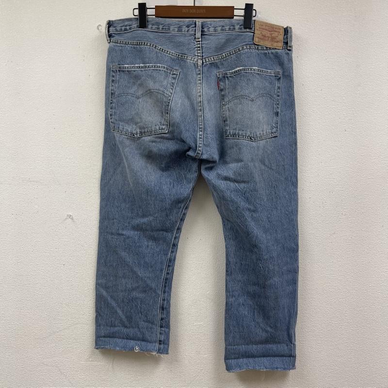 リーバイス Levi s パンツ デニム、ジーンズ 501xx ボタンフライ ダメージ加工 デニム パンツ 66466-0007 36インチ インディゴ / インディゴ / Indigo メンズ USED 古着 中古 50162366