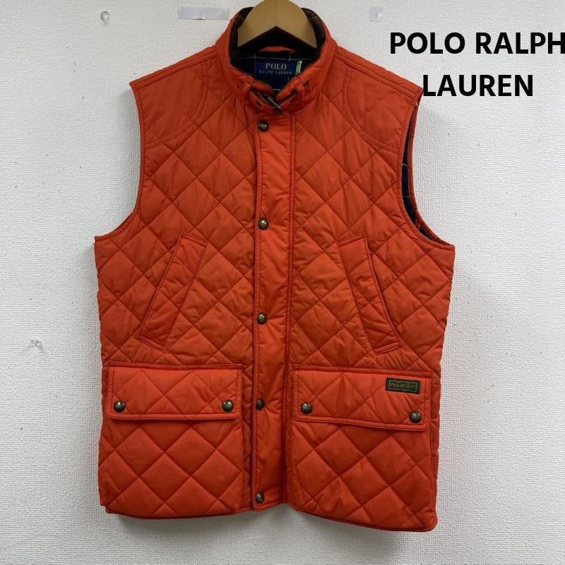 ポロラルフローレン POLO RALPH LAUREN ジャケット、上着 ダウンベスト ダイヤモンド キルティング ハンティング ナイロン ベスト M 橙 / オレンジ / orange メンズ USED 古着 中古 50162371