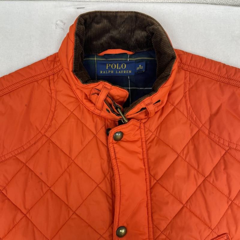 ポロラルフローレン POLO RALPH LAUREN ジャケット、上着 ダウンベスト ダイヤモンド キルティング ハンティング ナイロン ベスト M 橙 / オレンジ / orange メンズ USED 古着 中古 50162371
