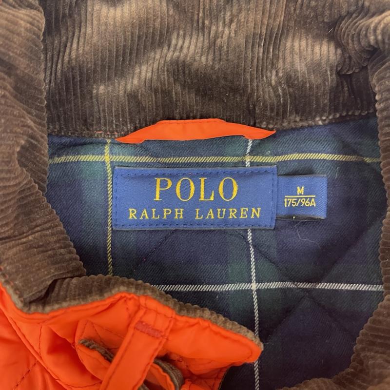 ポロラルフローレン POLO RALPH LAUREN ジャケット、上着 ダウンベスト ダイヤモンド キルティング ハンティング ナイロン ベスト M 橙 / オレンジ / orange メンズ USED 古着 中古 50162371
