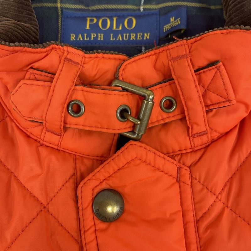 ポロラルフローレン POLO RALPH LAUREN ジャケット、上着 ダウンベスト ダイヤモンド キルティング ハンティング ナイロン ベスト M 橙 / オレンジ / orange メンズ USED 古着 中古 50162371