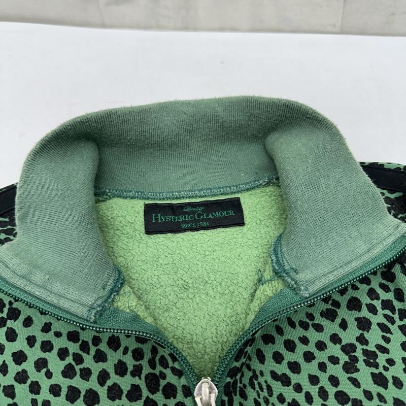 ヒステリックグラマー HYSTERIC GLAMOUR ジャケット、上着 ジャンパー、ブルゾン レオパード トラック ジャケット 2CJ-2900 FREE 緑 / グリーン / green レディース USED 古着 中古 50162375