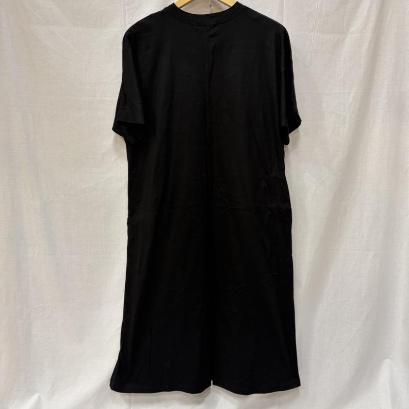 古着 USED ワンピース ロングスカート knrn キナリノ Tシャツワンピース black 日本製 cotton100% M M 無地 黒 / ブラック / black レディース USED 古着 中古 50162386