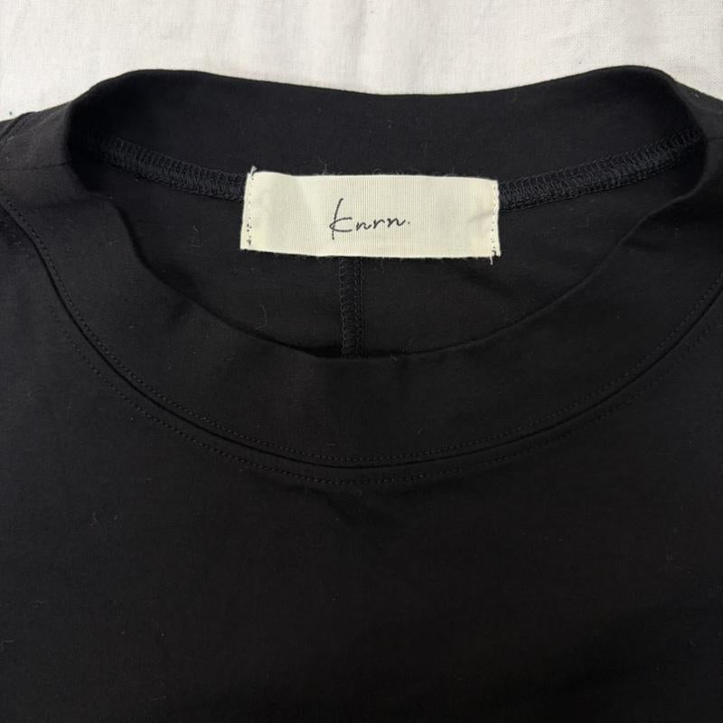 古着 USED ワンピース ロングスカート knrn キナリノ Tシャツワンピース black 日本製 cotton100% M M 無地 黒 / ブラック / black レディース USED 古着 中古 50162386