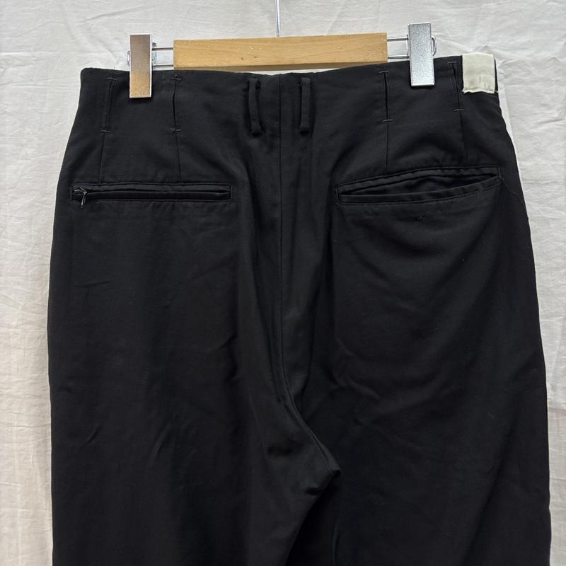 エヌハリウッド N.HOOLYWOOD ボトムス ボトムス 112-PT02 pieces ジップデザイン 2タック スラックス パンツ 38 黒 / ブラック / black メンズ USED 古着 中古 50162389