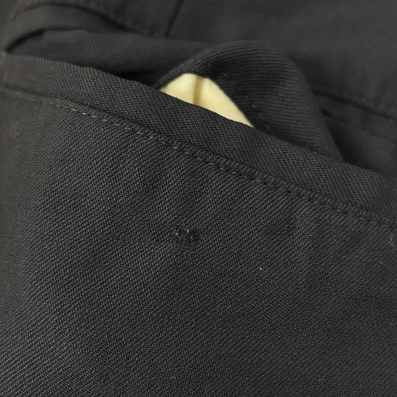 エヌハリウッド N.HOOLYWOOD ボトムス ボトムス 112-PT02 pieces ジップデザイン 2タック スラックス パンツ 38 黒 / ブラック / black メンズ USED 古着 中古 50162389