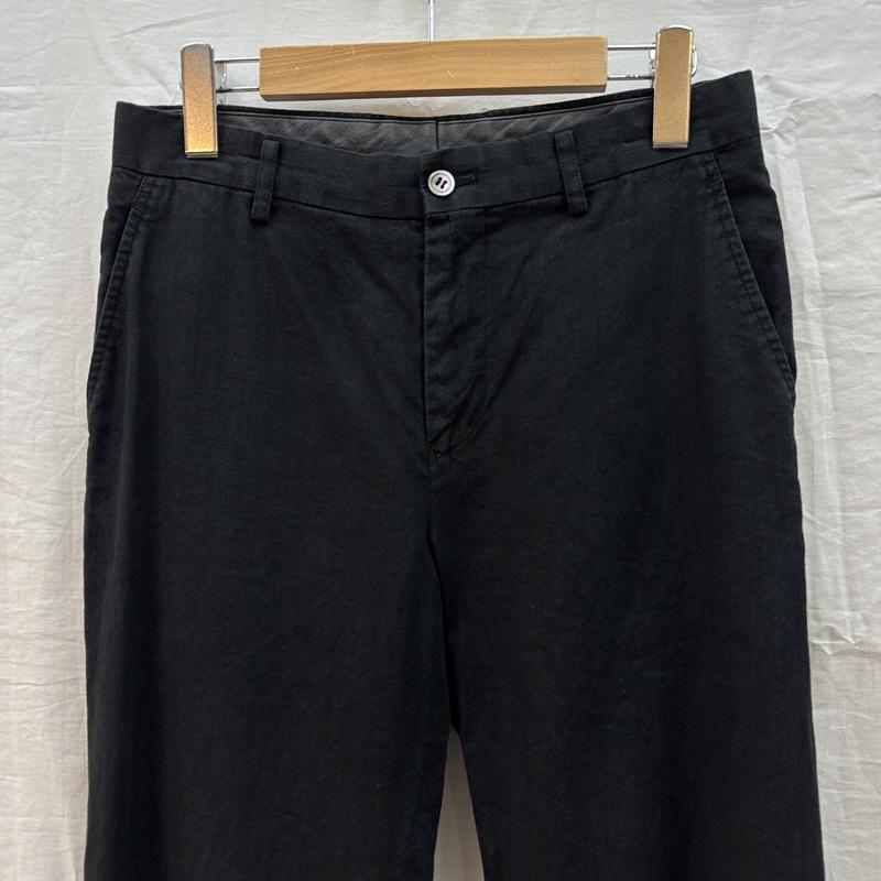 トリココムデギャルソン tricot COMME des GARSONS ボトムス ボトムス ノータック トラウザー パンツ - 黒 / ブラック / black メンズ USED 古着 中古 50162390