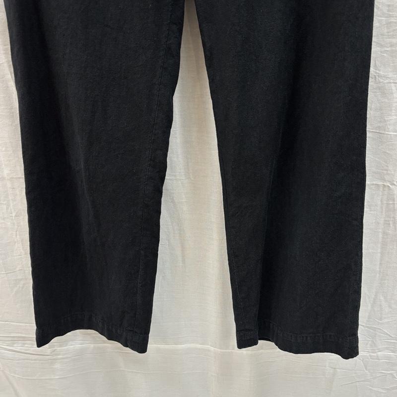 トリココムデギャルソン tricot COMME des GARSONS ボトムス ボトムス ノータック トラウザー パンツ - 黒 / ブラック / black メンズ USED 古着 中古 50162390
