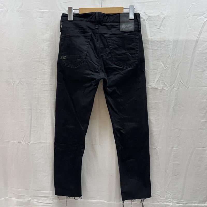 デンハム DENHAM ボトムス ボトムス BOLT SKINNY FIT ストレッチ デニム スリム パンツ ダメージ 27インチ 黒 / ブラック / black メンズ USED 古着 中古 50162392