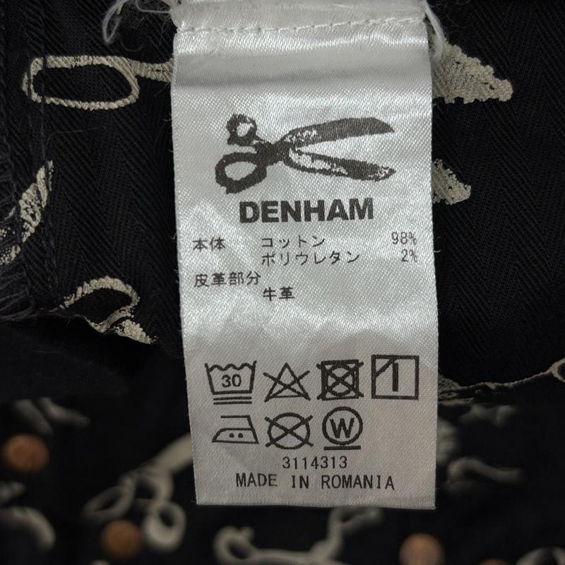 デンハム DENHAM ボトムス ボトムス BOLT SKINNY FIT ストレッチ デニム スリム パンツ ダメージ 27インチ 黒 / ブラック / black メンズ USED 古着 中古 50162392