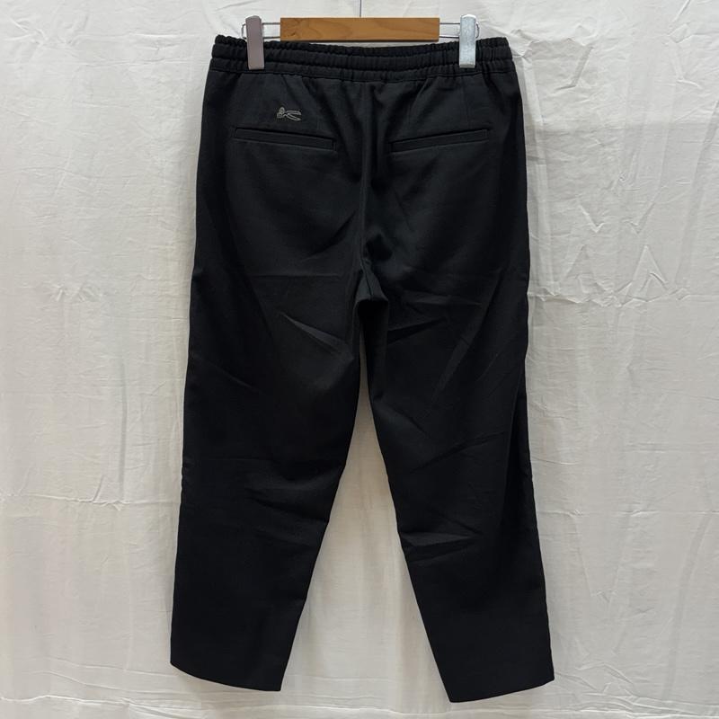 デンハム DENHAM ボトムス ボトムス ナイロン ウール ウエストゴム テーパード パンツ XS 黒 / ブラック / black メンズ USED 古着 中古 50162394