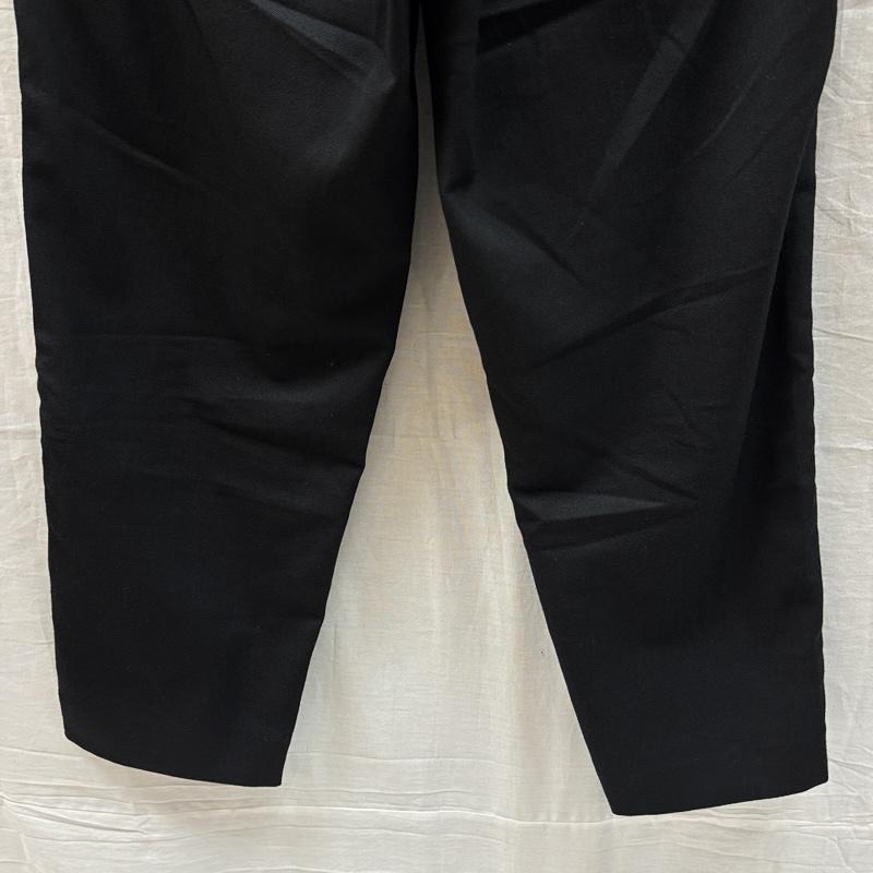 デンハム DENHAM ボトムス ボトムス ナイロン ウール ウエストゴム テーパード パンツ XS 黒 / ブラック / black メンズ USED 古着 中古 50162394
