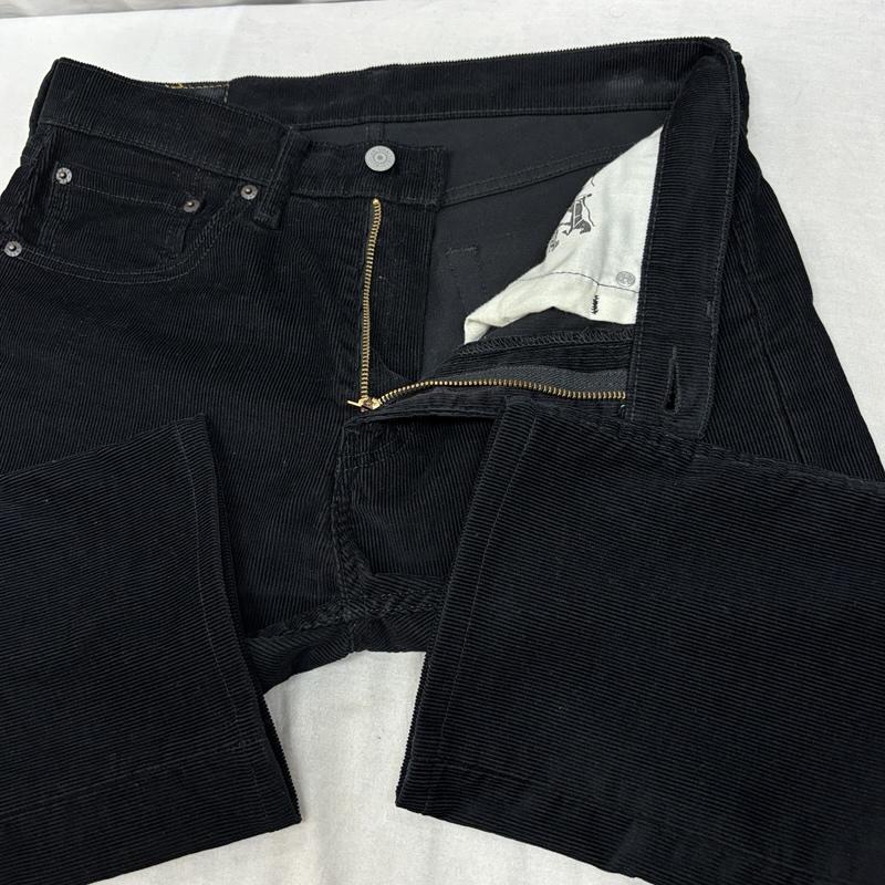 リーバイス Levi s ボトムス ボトムス 00505-1211 コーデュロイ ストレート パンツ 31インチ 黒 / ブラック / black メンズ USED 古着 中古 50162396