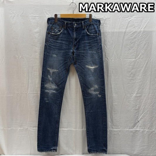 マーカウェア markaware ボトムス ボトムス A11A-32PT21C ダメージリペア加工 デニム パンツ TALON タロン 2 メンズ USED 古着 中古 50162403