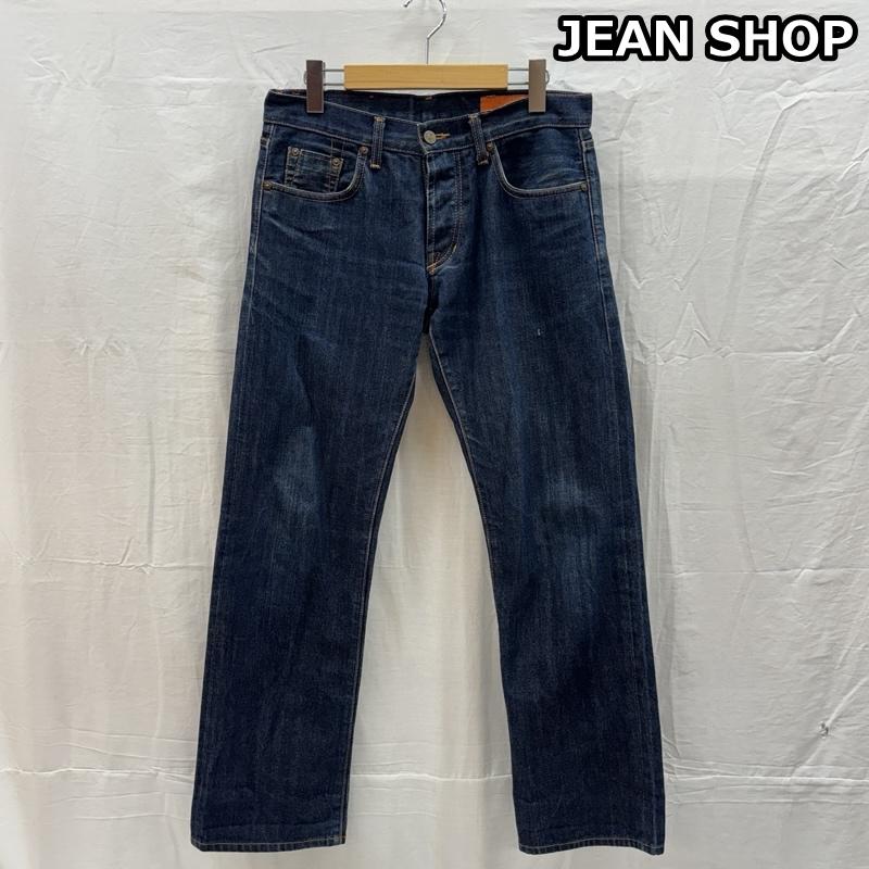ジーンショップ JEANSHOP パンツ デニム、ジーンズ ストレート デニム パンツ 赤耳 セルビッジ USA製 28インチ メンズ USED 古着 中古 50162406