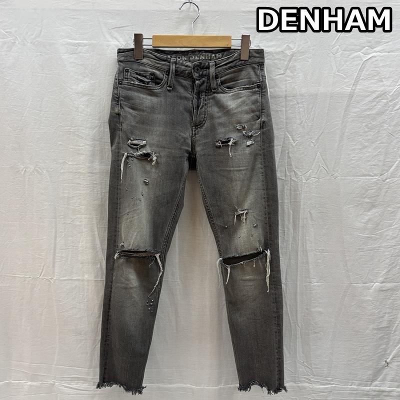 デンハム DENHAM パンツ デニム、ジーンズ BOLT SKINNY FIT ストレッチ デニム スリム パンツ 28インチ 灰 / グレー / gray メンズ USED 古着 中古 50162407