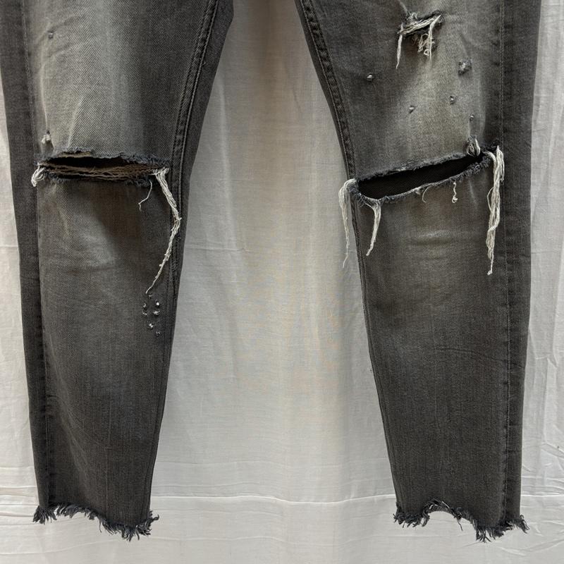 デンハム DENHAM パンツ デニム、ジーンズ BOLT SKINNY FIT ストレッチ デニム スリム パンツ 28インチ 灰 / グレー / gray メンズ USED 古着 中古 50162407