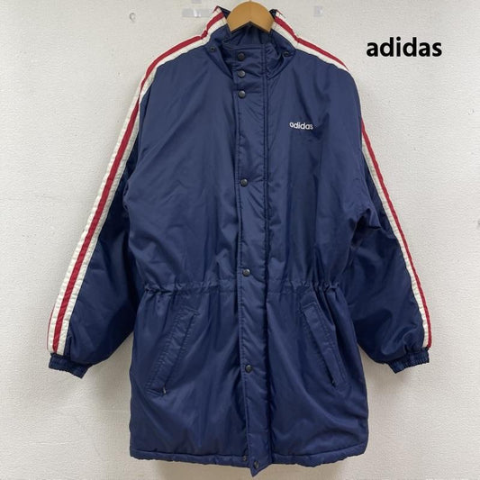 アディダス adidas ジャケット、上着 ダウンジャケット 80s 90s 万国旗タグ ヴィンテージ ベンチコート ジャケット S 青 / ブルー / blue メンズ USED 古着 中古 50162419