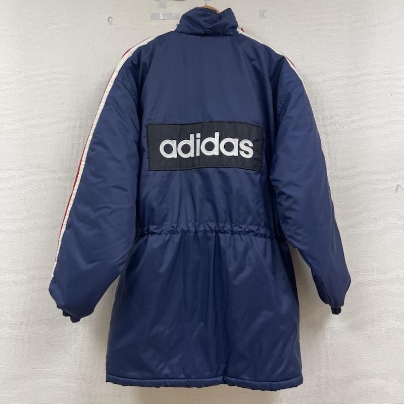 アディダス adidas ジャケット、上着 ダウンジャケット 80s 90s 万国旗タグ ヴィンテージ ベンチコート ジャケット S 青 / ブルー / blue メンズ USED 古着 中古 50162419