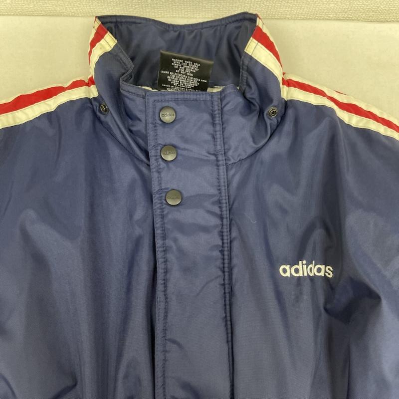 アディダス adidas ジャケット、上着 ダウンジャケット 80s 90s 万国旗タグ ヴィンテージ ベンチコート ジャケット S 青 / ブルー / blue メンズ USED 古着 中古 50162419
