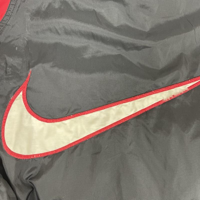 ナイキ NIKE ジャケット、上着 ジャンパー、ブルゾン 90s 白タグ ヴィンテージ ロゴ プリント ナイロン ジャケット L 黒 / ブラック / black メンズ USED 古着 中古 50162422