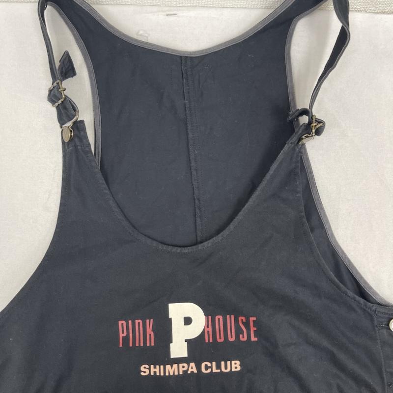 ピンクハウス PINK HOUSE サロペット・オーバーオール サロペット、オーバーオール 日本製 SHIMPA CLUB プリント ジャンパー スカート ワンピース p0199fa01 黒 / ブラック / black レディース USED 古着 中古 50162437
