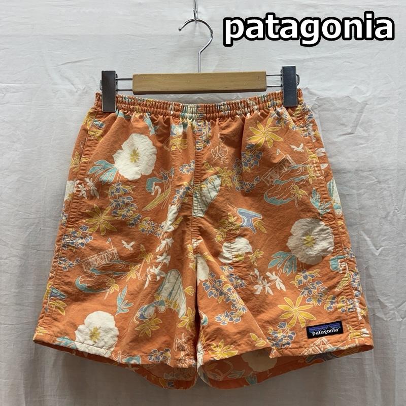 パタゴニア patagonia パンツ ショートパンツ バギーズ ショーツ ショート パンツ 花柄 ゴムウエスト XS メンズ USED 古着 中古 50162453