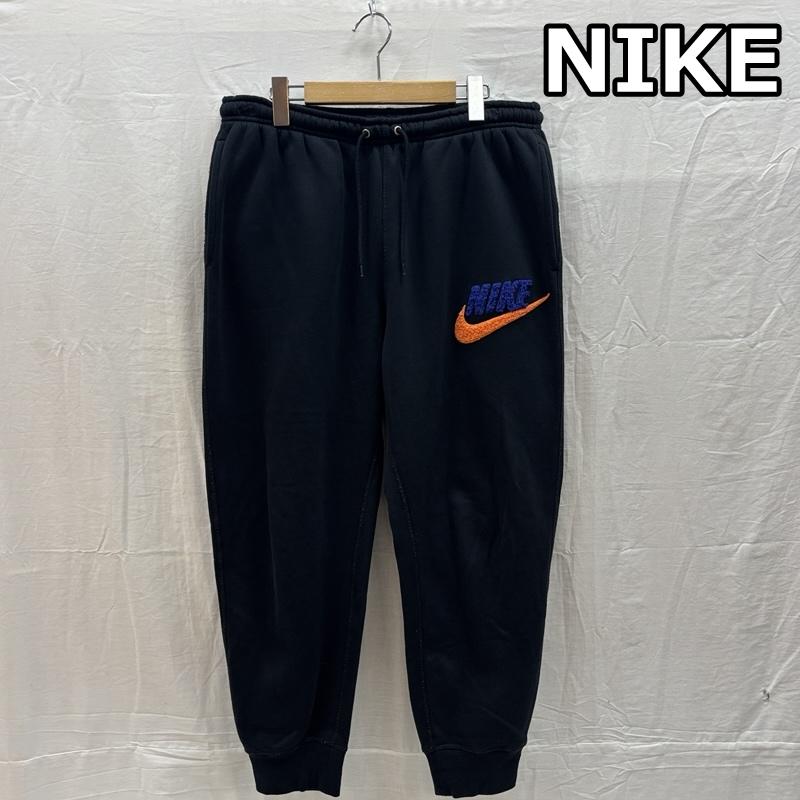 ナイキ NIKE ボトムス ボトムス FN3095-010 スウェット ジョガー パンツ 裏起毛 ロゴ ビッグサイズ XL 黒 / ブラック / black メンズ USED 古着 中古 50162455