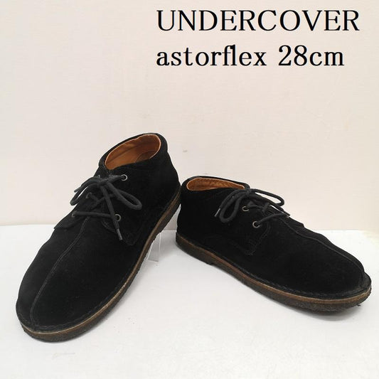 アンダーカバー UNDERCOVER ブーツ 一般 astorflex スエード デザートブーツ 44 28.0cm 黒 / ブラック / black メンズ USED 古着 中古 50162459