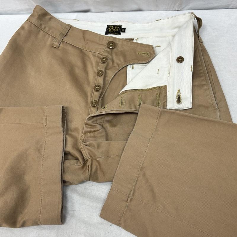 ゴールド GOLD ボトムス ボトムス GL41043 WIDE CHINO PANTS ワイド チノ トラウザー パンツ S メンズ USED 古着 中古 50162467