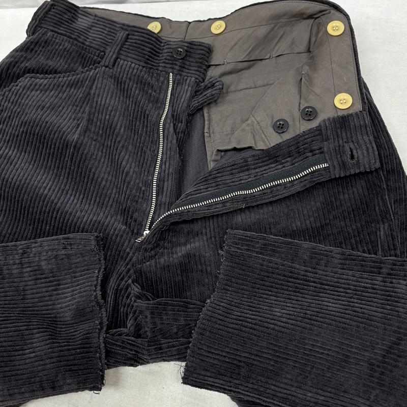 スクープマン SCOOPMAN ボトムス ボトムス Masatsugu Nakahara コーデュロイ ワイド テーパード パンツ 太畝 M メンズ USED 古着 中古 50162469