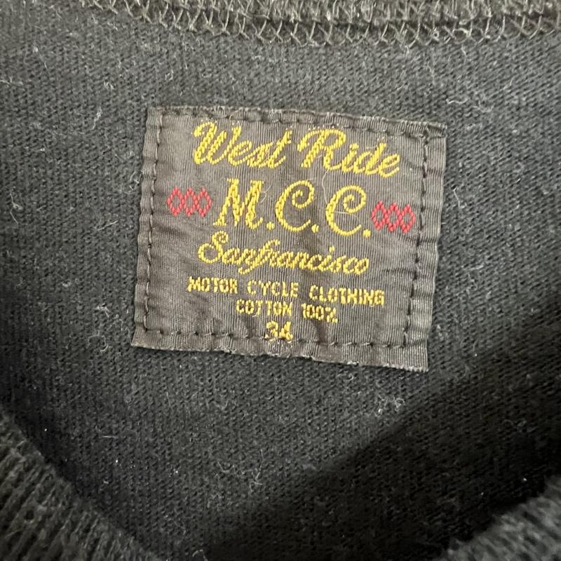 ウエストライド WESTRIDE Tシャツ 半袖 プリント Tシャツ 34 黒 / ブラック / black メンズ USED 古着 中古 50162475