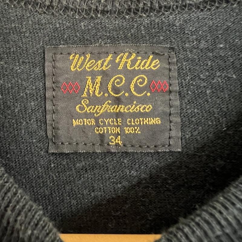ウエストライド WESTRIDE Tシャツ 半袖 プリント Ｔシャツ 34 黒 / ブラック / black メンズ USED 古着 中古 50162476