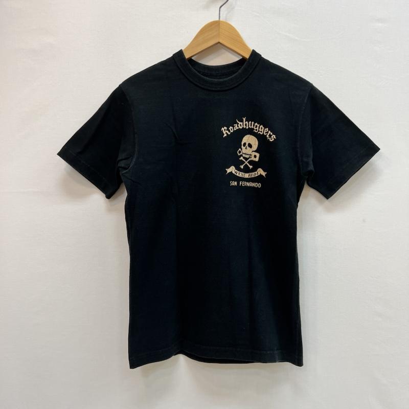 ウエストライド WESTRIDE Tシャツ 半袖 プリント Tシャツ 34 黒 / ブラック / black メンズ USED 古着 中古 50162478