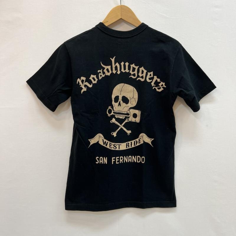 ウエストライド WESTRIDE Tシャツ 半袖 プリント Tシャツ 34 黒 / ブラック / black メンズ USED 古着 中古 50162478