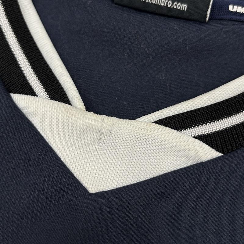 アンブロ UMBRO トレーナー 長袖 ULUQJB55FC F/CE. TEAM JACKET ナイロン トレーナー L 紺 / ネイビー / navy X 黒 / ブラック / black メンズ USED 古着 中古 50162479