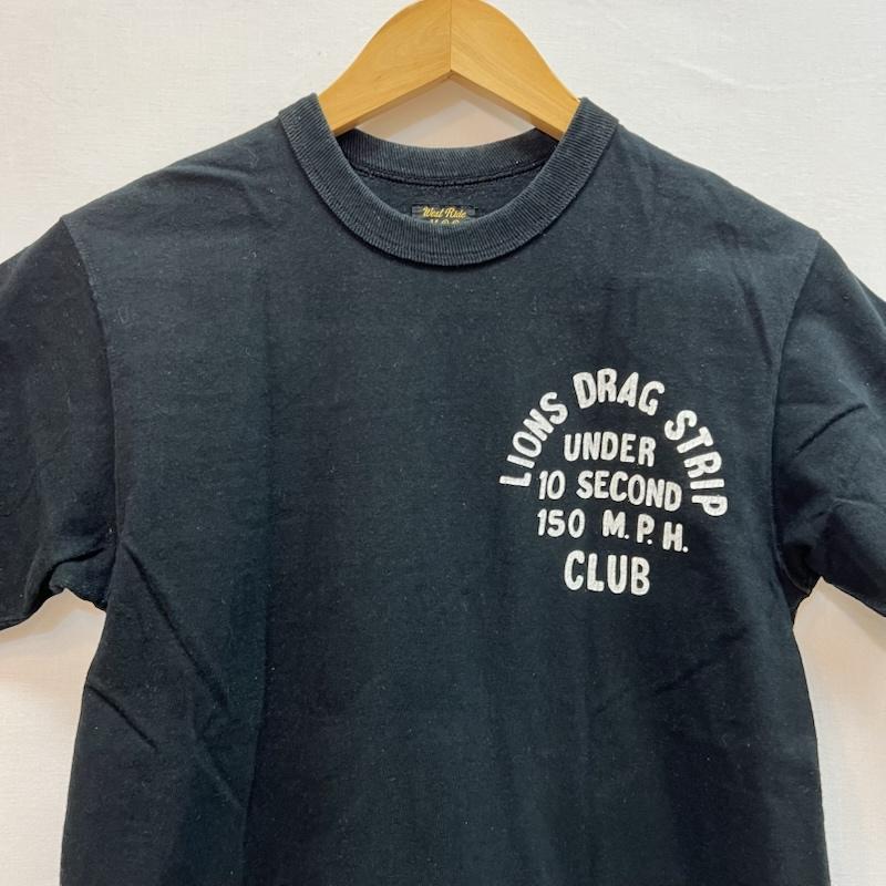 ウエストライド WESTRIDE Tシャツ 半袖 プリント Tシャツ 34 黒 / ブラック / black メンズ USED 古着 中古 50162480