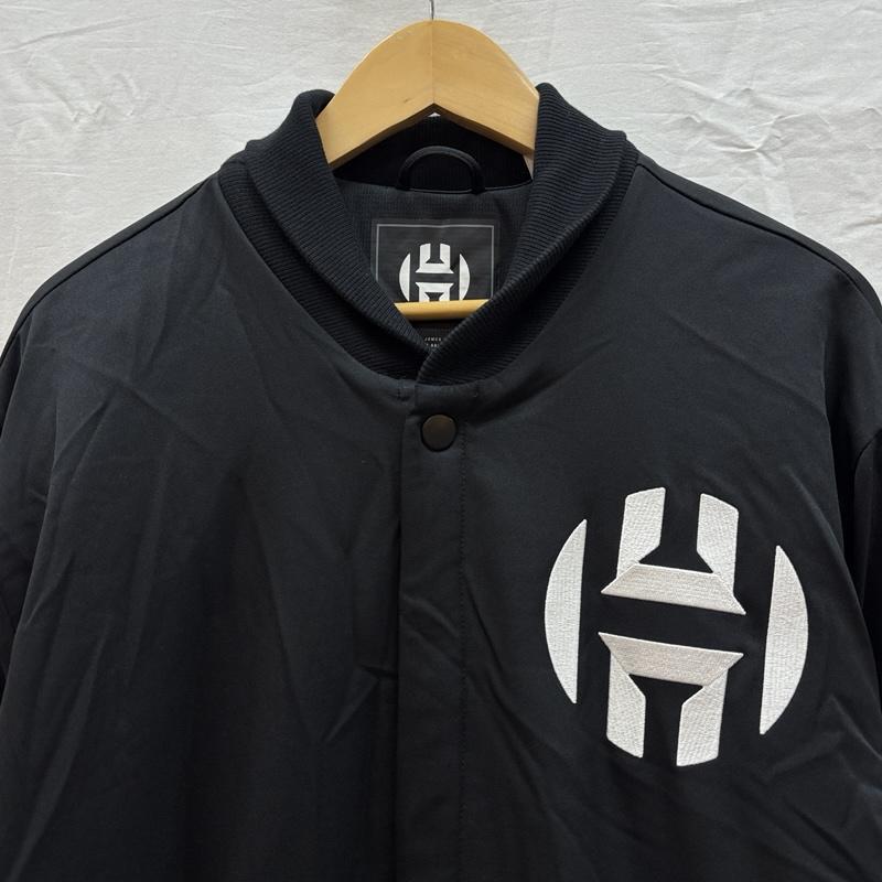アディダス adidas ジャケット、上着 ジャンパー、ブルゾン DM2864 Harden Varsity Jacket ハーデン バーシティ ジャケット フリースライナー - 黒 / ブラック / black メンズ USED 古着 中古 50162482