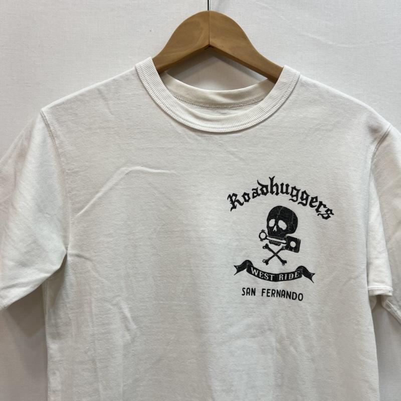 ウエストライド WESTRIDE Tシャツ 半袖 プリント Tシャツ 34 白 / ホワイト / white メンズ USED 古着 中古 50162484