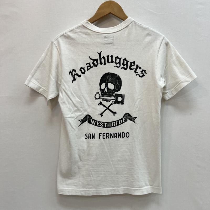 ウエストライド WESTRIDE Tシャツ 半袖 プリント Tシャツ 34 白 / ホワイト / white メンズ USED 古着 中古 50162484