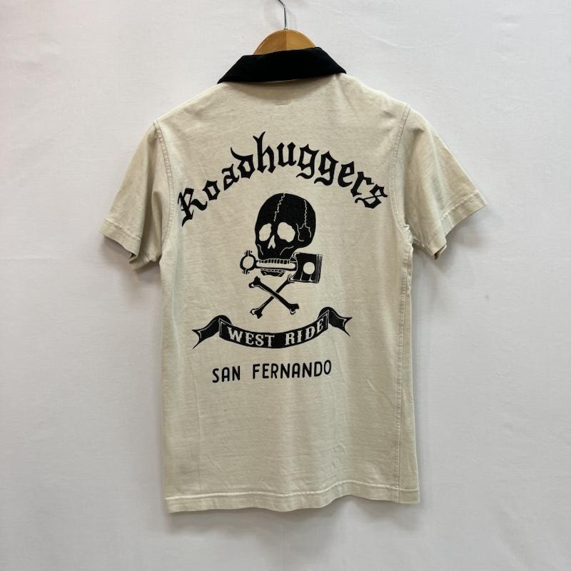 ウエストライド WESTRIDE ポロシャツ 半袖 スカル ウエスタン ポロシャツ 34 アイボリー / アイボリー / メンズ USED 古着 中古 50162485