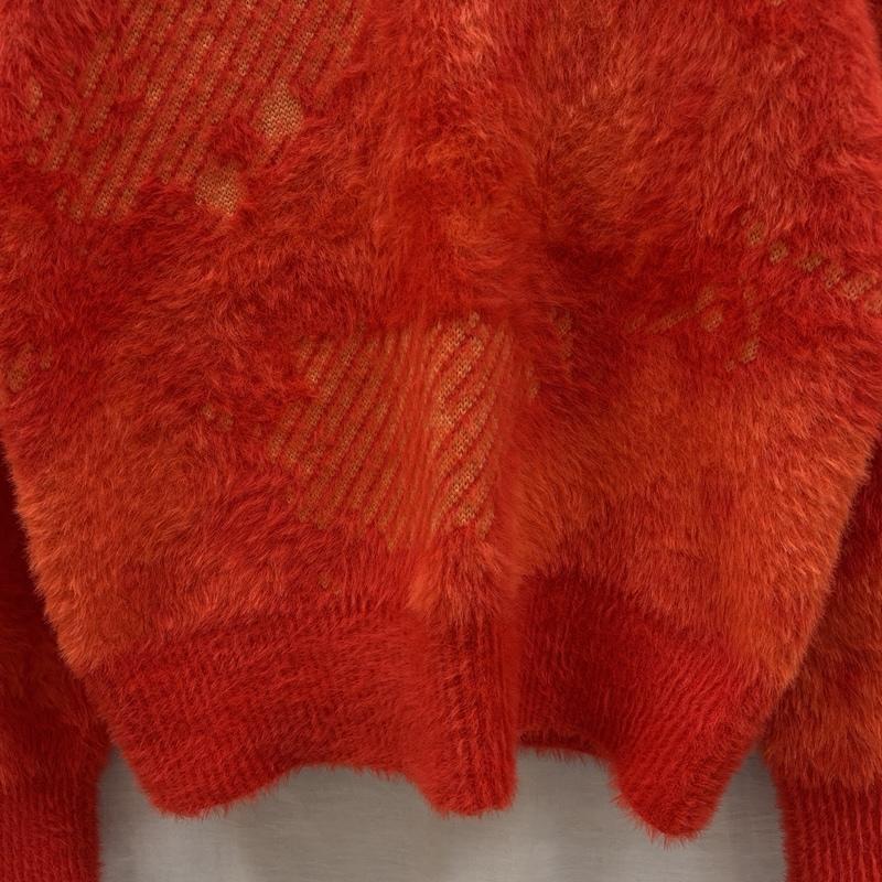 フェンチェンワン FenG CHen WANG ニット、セーター 長袖 ランドスケープ ジャガード ニット セーター クルーネック S メンズ USED 古着 中古 50162486