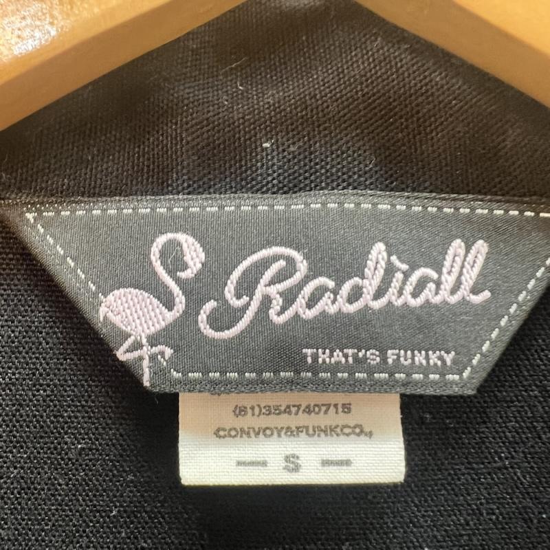 ラディアル RADIALL シャツ、ブラウス 半袖 チェーン刺繍 ワークシャツ 開襟 S 黒 / ブラック / black メンズ USED 古着 中古 50162492