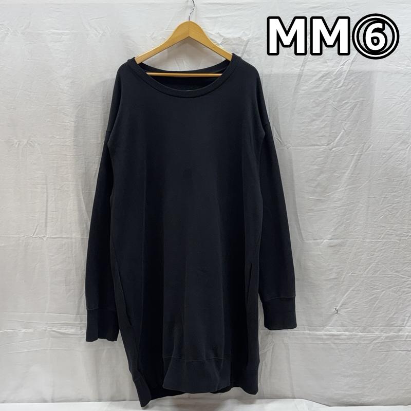 エムエム 6 メゾン マルタン マルジェラ MM6 Maison Martin Margiela ワンピース ロングスカート S32CU0051 スウェット ワンピース 脇オープンデザイン オーバーサイズ S レディース USED 古着 中古 50162493